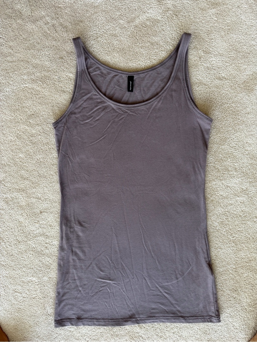 Soyaconcept Everyday Scoop Tank Top in Dusty Mauve